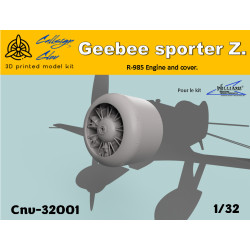 Geebee Sporter Z, R-985 Engine and Cover.
